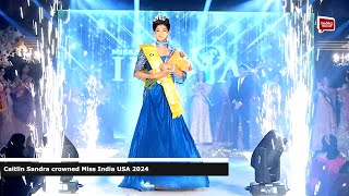 Caitlin Sandra crowned Miss India USA 2024